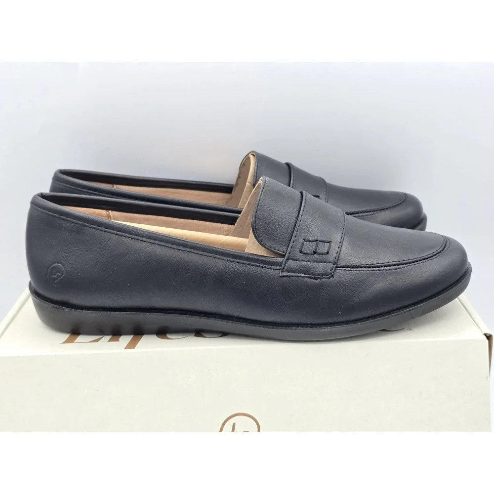Life stride Women's Nico‎ Slip On Casual Loafer Sz 8 M Black - Picture 10 of 13